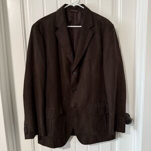 Tasso Elba Faux Suede Blazer 42-44